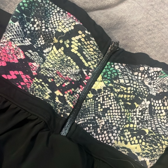 Black multicolored snake print dress - Picture 2 of 5